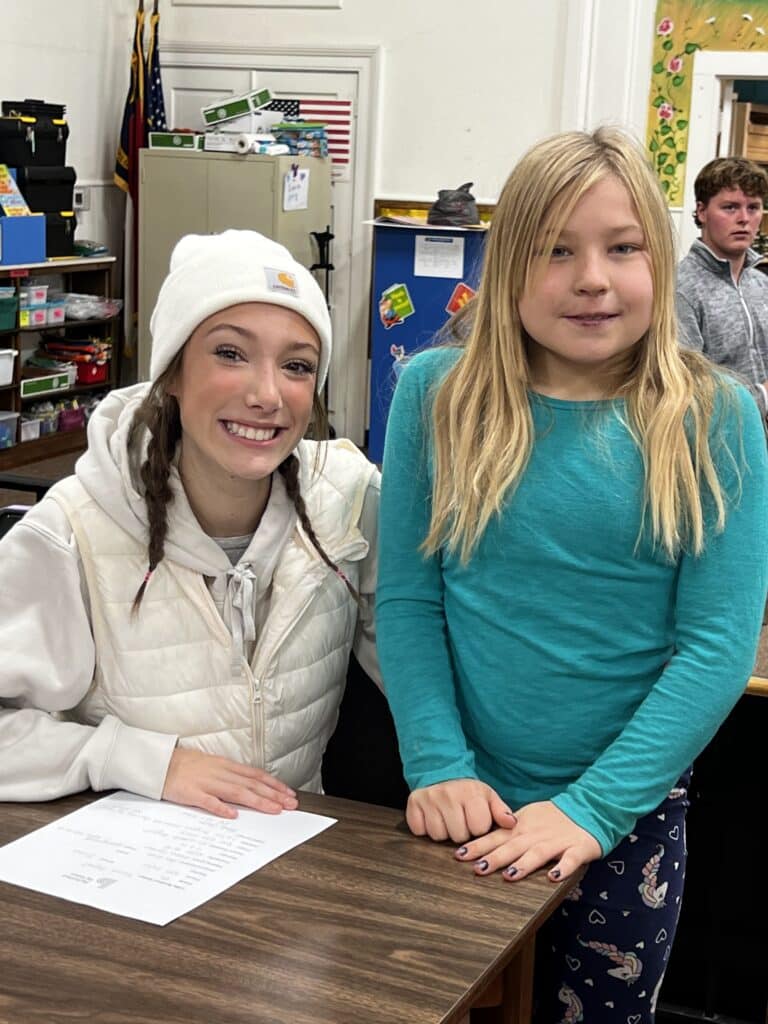 Burke County high schoolers meet their match at Icard Elementary