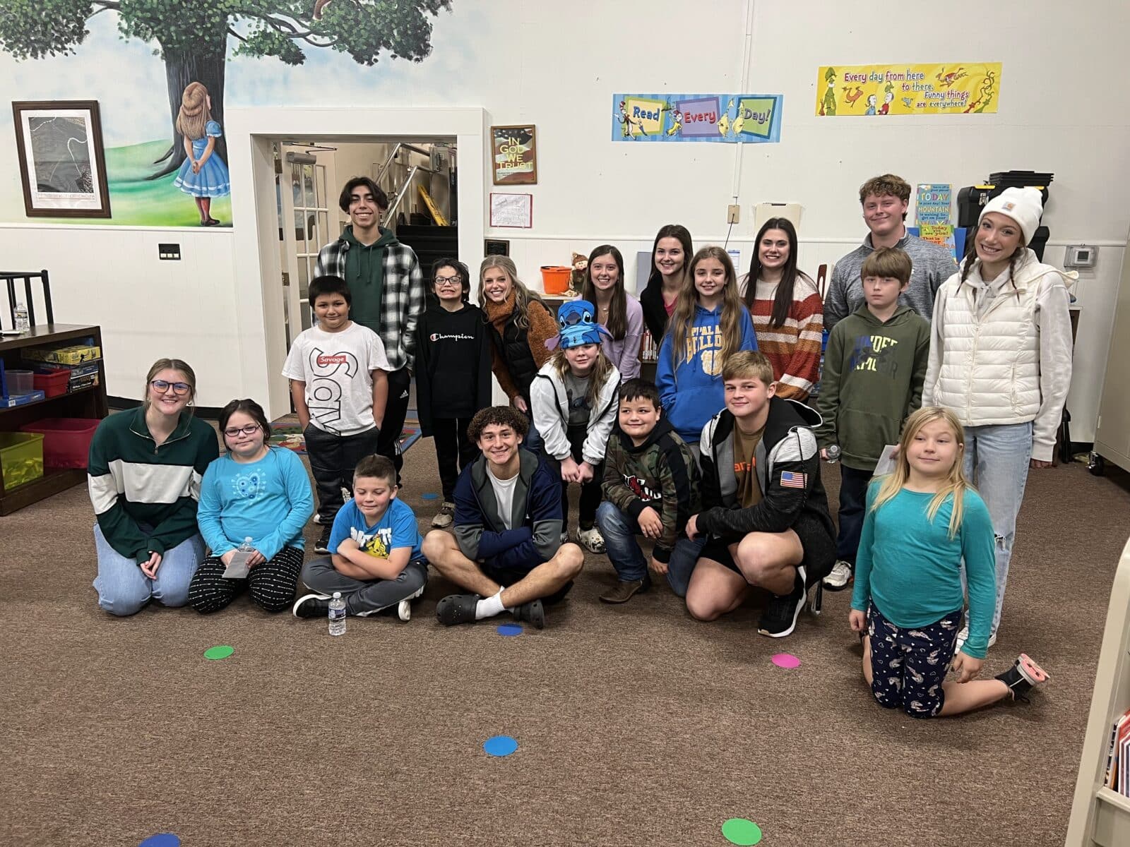 Burke County high schoolers meet their match at Icard Elementary