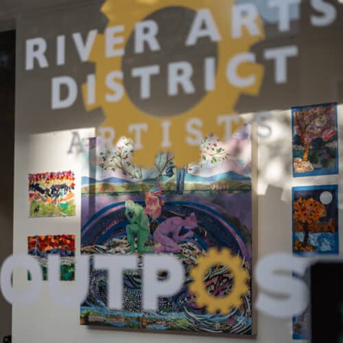 Art After Dark in RAD Outpost in downtown Asheville raised money for Big Brothers Big Sisters of Western North Carolina on Oct. 18, 2025.