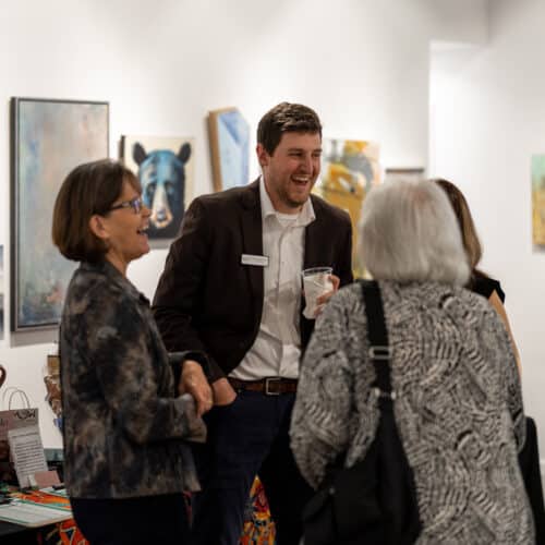 Art After Dark in RAD Outpost in downtown Asheville raised money for Big Brothers Big Sisters of Western North Carolina on Oct. 18, 2025.